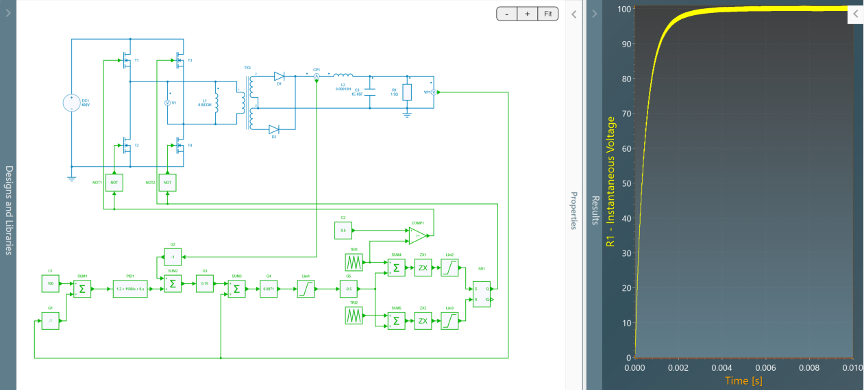 DCDC_Phase_Shift_Full_Bridge