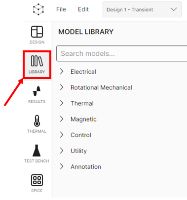 Library Tab
