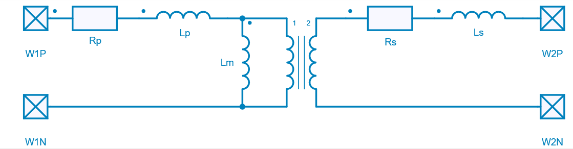 Non Ideal Transformer Model