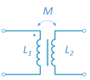 Two coupled inductors