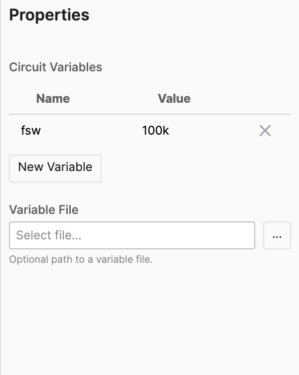 Circuit Variables