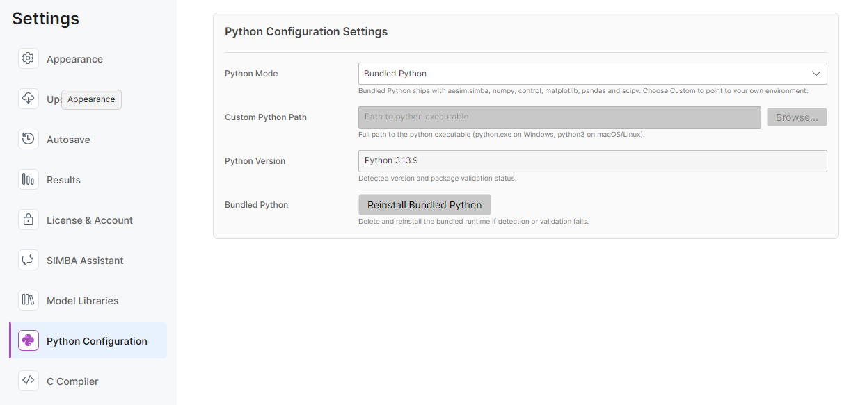 Improved Settings navigation